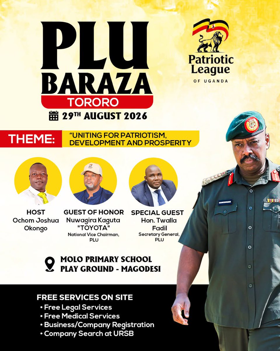 AhmedKayiira's tweet photo. To our people of Tororo, the General Secretary of the mighty PLU is in your area today. https://t.co/ZC7fezjHCg