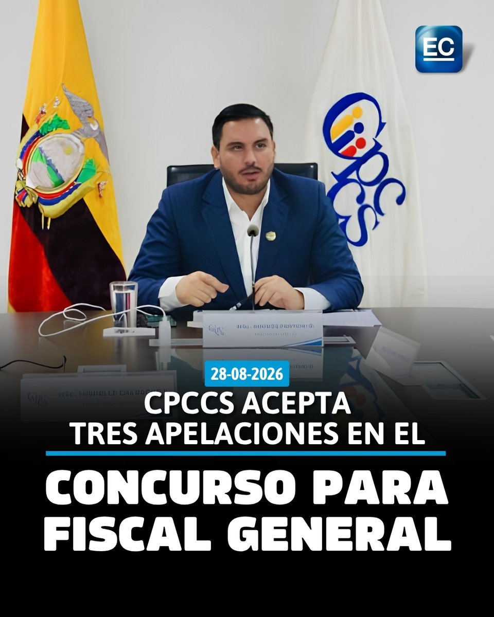 elcomerciocom's tweet photo. https://t.co/soZKxqSPHv Las impugnaciones corresponden a estos postulantes
#Concurso #FiscalGeneral #Cpccs https://t.co/Cz2UcuEhIY