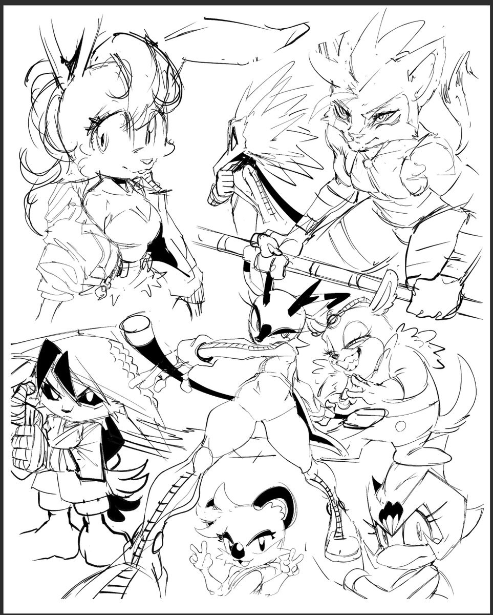 AdamBryceThomas's tweet photo. some sketches for my archie book https://t.co/K1qNjoLIb7