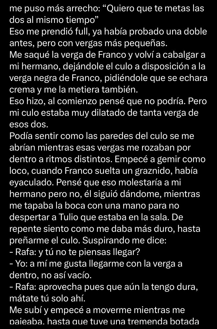 relatosg4y's tweet photo. Se acuerdan del mancito que culeó con un amigo de su hermano mientras esté los veia ? Acá la continuacion : 
Parte 1 🍆👀💪🏽

#RelatosGayColombia  #morbogay https://t.co/Qc9jMAqq58
