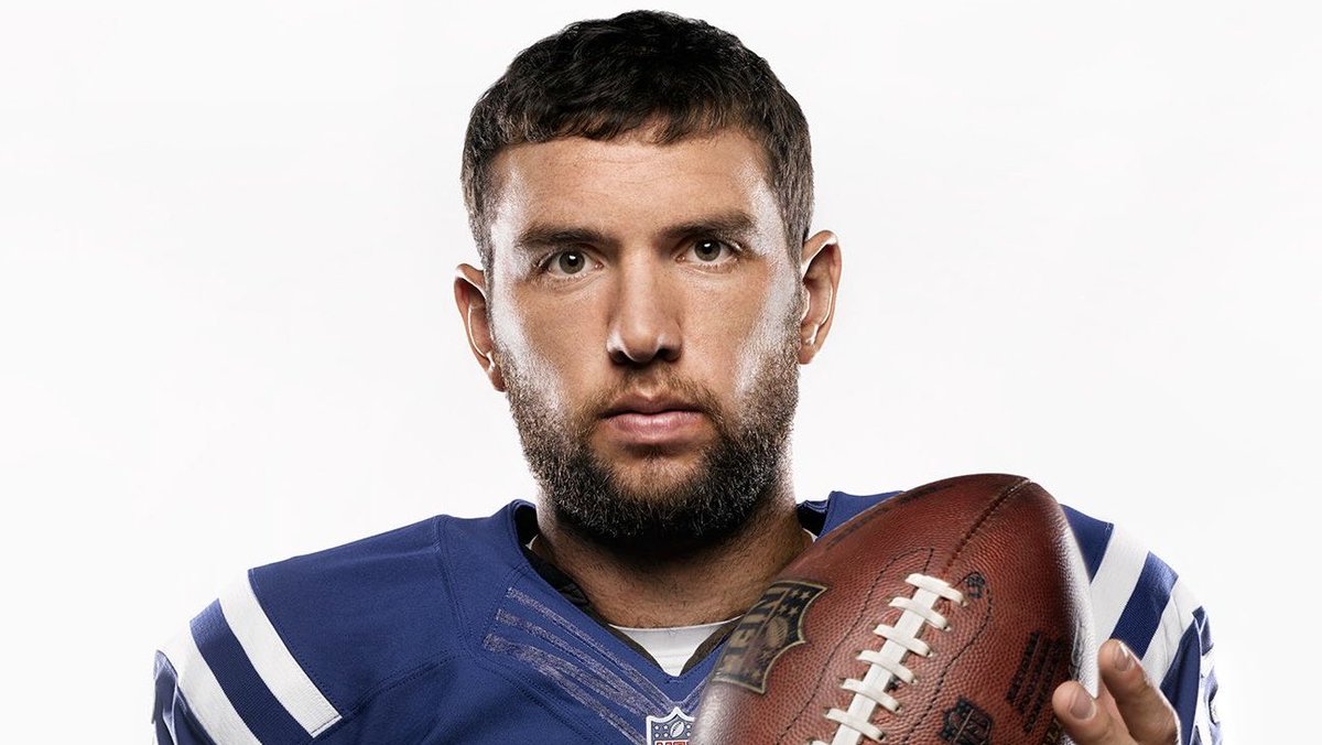 RookieWatxh's tweet photo. Andrew Luck was ON PACE to finish as the greatest QB of all-time when he retired.

If Luck were to play the same amount of regular season games as Tom Brady (335), these would’ve been his final numbers:

• 7,790 completions (1st All-Time)
• 92,207 passing yards (1st All-Time)
• 666 passing TD’s (1st All-Time)
• 6,193 rushing yards (2nd All-Time)
• 55 rushing TD’s (4th All-Time)

Since losing Luck, the Colts have trotted out 12 DIFFERENT starting QB’s.

The Colts QB was one of the GREATEST TALENTS the position has ever seen 😳