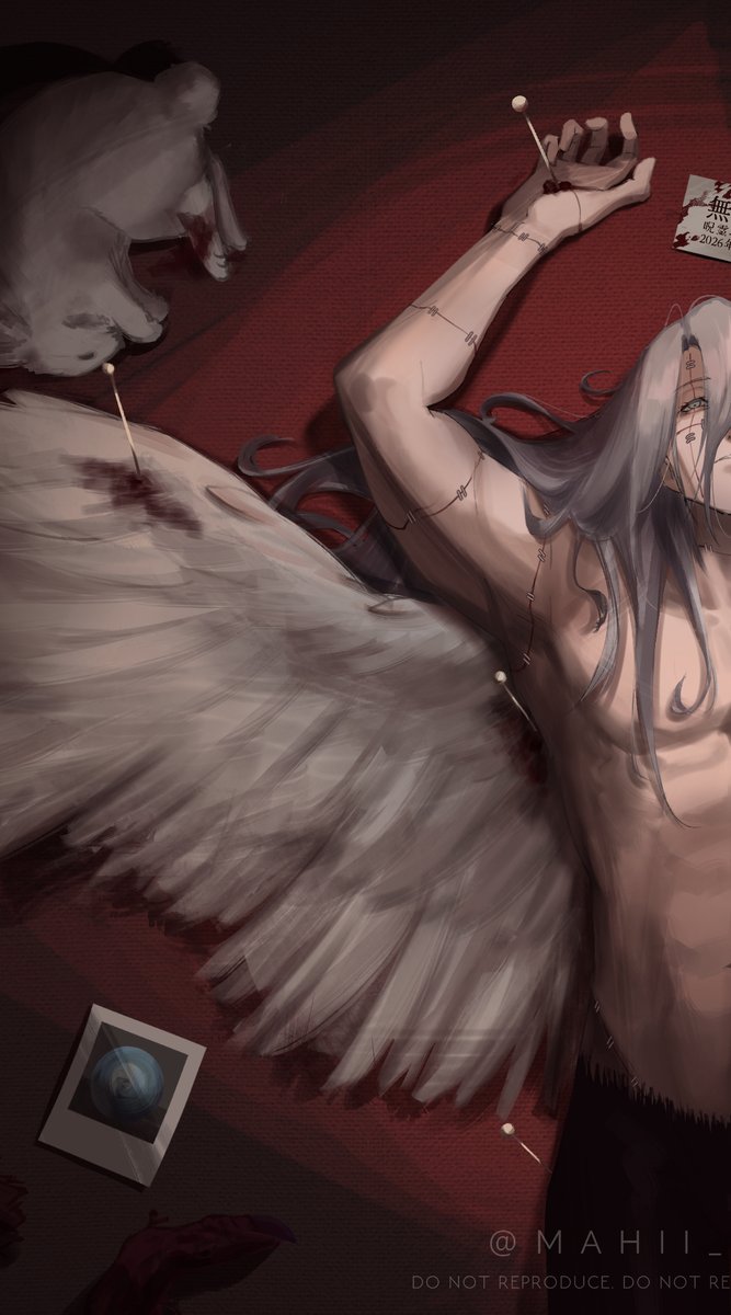 mahii__mahii__'s tweet photo. 𝙃𝙤𝙢𝙤 𝙎𝙖𝙥𝙞𝙚𝙣𝙨, with assistance from Kenjaku and Itadori Yūji 
𝘔𝘶𝘪 𝘛𝘦𝘯𝘱𝘦𝘯 (無為転変), 2086
Mixed Media  

Previously titled "Exhibit M: The Tool"
--
#mahito #modulo https://t.co/4shuBu5rV6