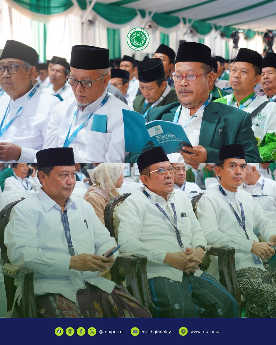 muipusat's tweet photo. Suasana Sidang Muktamar NU ke-35 menjadi momentum penting bagi Nahdlatul Ulama dalam membahas arah dan masa depan organisasi. 

#MUI #MuktamarNU35 #MUIpusat  #NahdlatulUlama #UmatIslam https://t.co/BK0H5BW0Ie