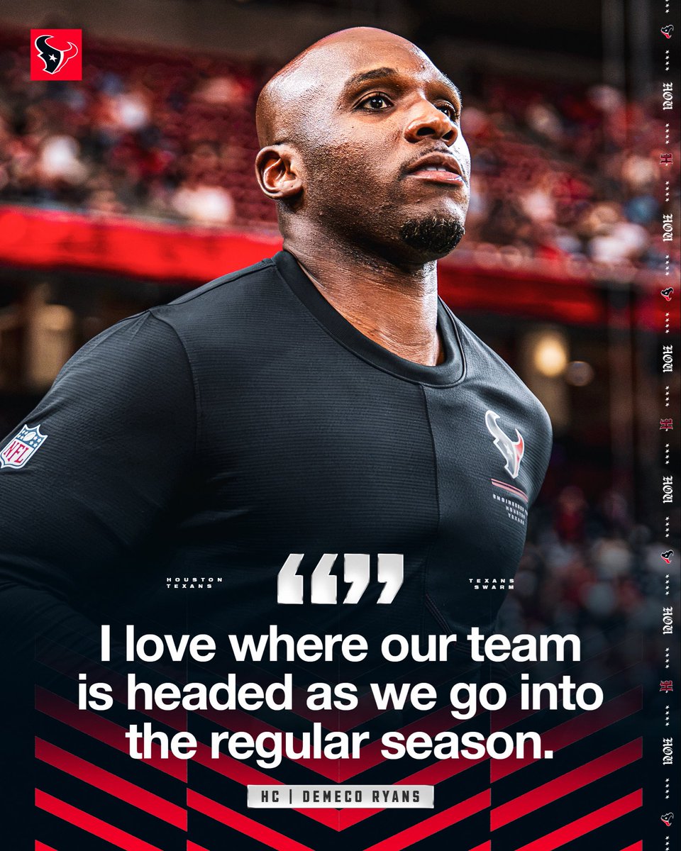HoustonTexans's tweet photo. Excellence is the standard. https://t.co/Gx4iJ3K7Yc