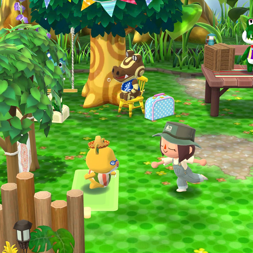 spring_bluerain's tweet photo. 久しぶりにポケ森！
グラハムとヨガ対決をし、ログハウスで過ごす夏！
夏季休暇がなかったので、せめてポケ森だけでもね😂

グランピングしてみたい今日この頃✨

#ポケ森 #ポケ森コンプ https://t.co/OGHdPbZYZ1