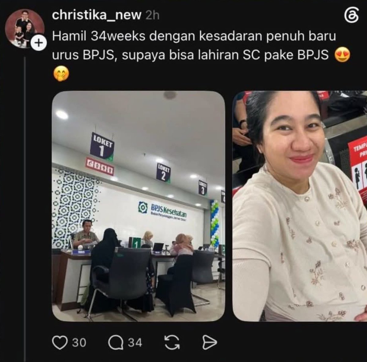 txtpersahaman's tweet photo. mba-mba ini dihujat lagi...
gara-gara bangga 'ngakalin' sistem BPJS Kesehatan pas hamil tua demi dapet lahiran Caesar gratis:
> mba /christika_new dengan percaya dirinya nge-post kalo dia "dengan kesadaran penuh" baru ngurus BPJS pas usia kandungan udah 34 minggu cuma biar bisa lahiran SC gratis
> hal ini bikin emosi para warga dong, karena filosofi BPJS itu murni berbasis gotong royong & subsidi silang dari iuran rutin rakyat yang tetep rajin bayar tiap bulan meskipun gak dipake
> mentalitas "cuma bayar pas butuh" kaya gini yang dinilai ikut andil bikin BPJS terancam defisit dan mencederai rasa keadilan warga yang taat bayar dari awal