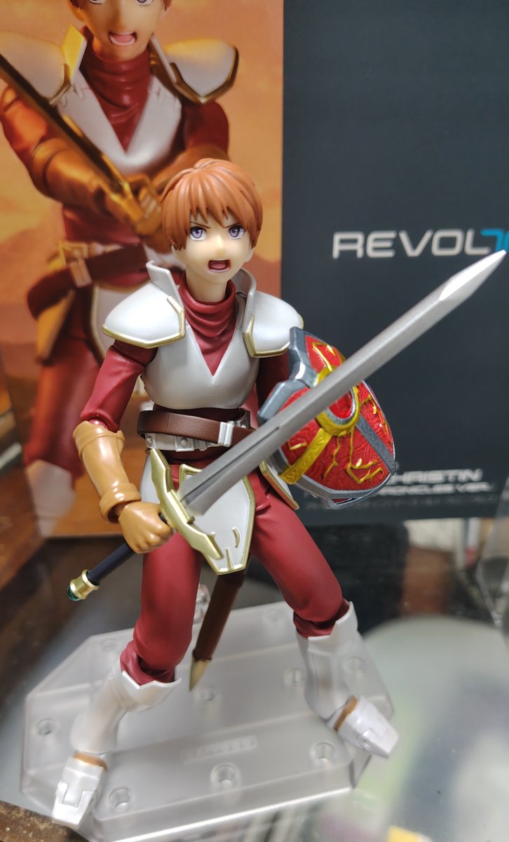 tomatoan's tweet photo. リボルテック完全に初心者です
アドルのパーツ変えてみたが、これでいいんか？ https://t.co/iCfeY8U0Rv