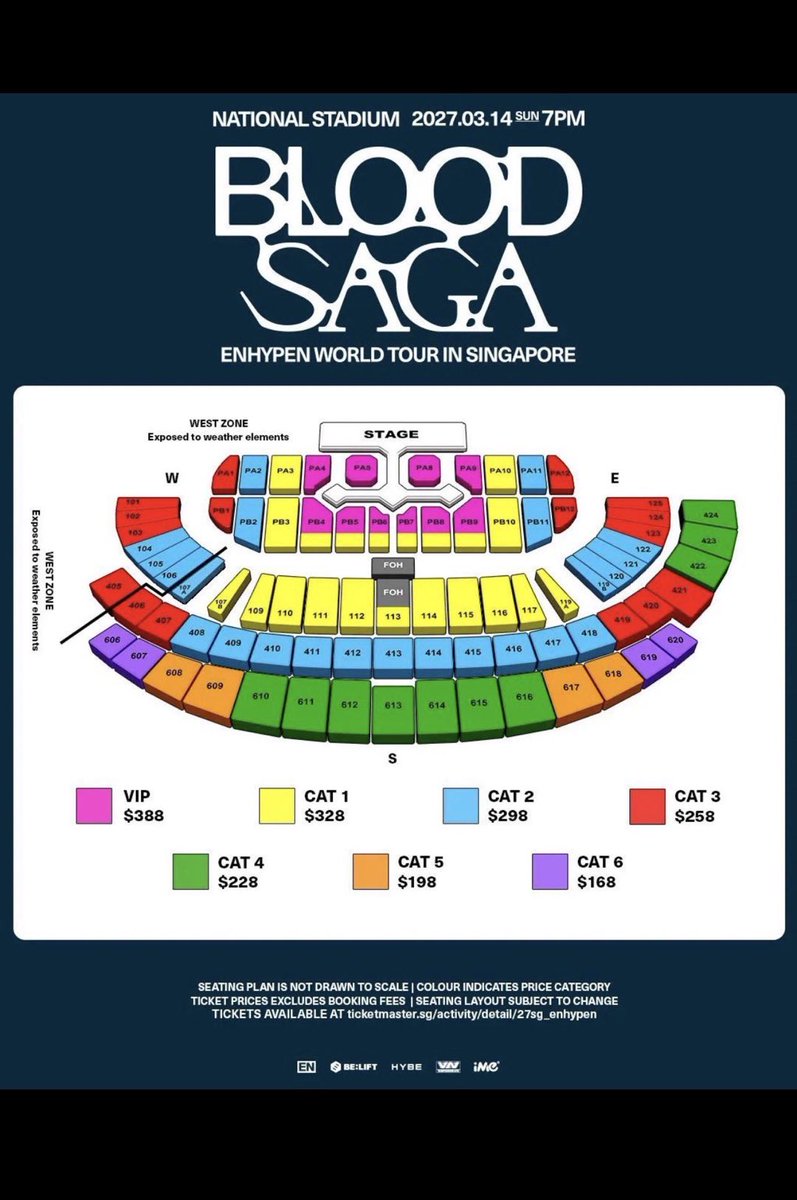 seratix12's tweet photo. WTS want to sell (help rt 🙏🏻)

Enhypen Blood Saga in Singapore SG 🇸🇬

- 3x VIP PB5 ROW4 
- Not ori price
RTS: Secured preferred section

Ticket will be transferred to your TMSG account. 
DM if interested ^^
#BLOODSAGA_IN_SINGAPORE #ENHYPENinSG
#ENHYPENinSINGAPORE
#BLOODSAGAinSG https://t.co/yYp6FnVKlc