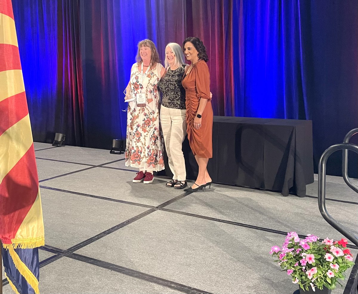 AZHousing's tweet photo. On the final day of the 2026 Arizona Housing Forum today and on behalf of the state, ADOH Director Ruby Dhillon-Williams (on the right) presented the six prestigious 'Housing Hero' Awards. Click for a list of award winners and details on each project!
 https://t.co/NpXOOkTC6d https://t.co/qv0oyoSU90