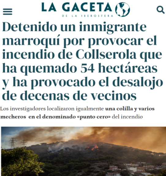 CCivicaCatalana's tweet photo. Detenido Cambio Climático en uno de los incendios más graves que ha sufrido Barcelona.

Por si no lo ves en TVE o TV3. https://t.co/rgx6P4dceP