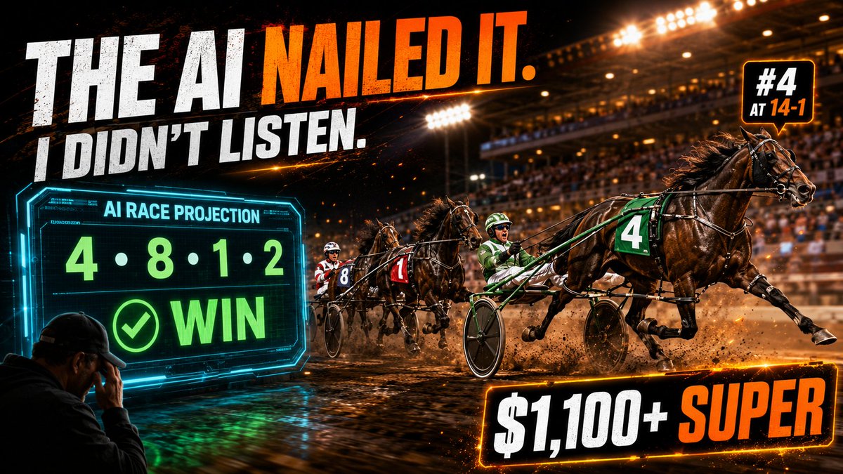 jjtuttle1216's tweet photo. Real Residual Income: Horse Racing: Horse Betting: The Noob Fallacy I built the tool. Then I didn't listen to it. Then it paid $1,100 #ICECOLD!!! https://t.co/YEhfrlCuNj #GamblingX https://t.co/oxBDcjuuzZ