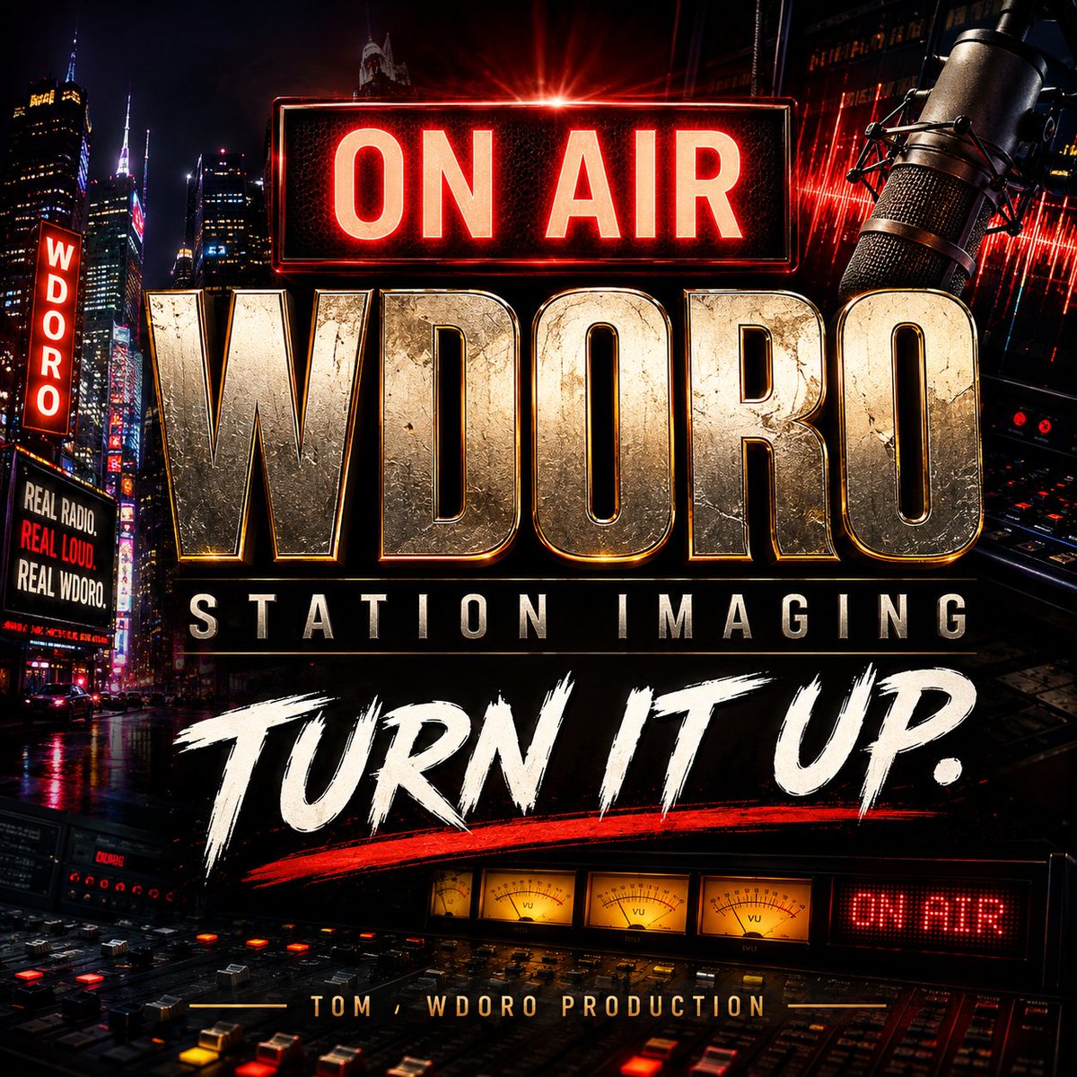 BennyDoro's tweet photo. Something happened to WDORO today.

We brought in a veteran radio production guy and told him to have some fun.

This is one of the new station liners.

Turn it up.

https://t.co/flSEpXyEc1 https://t.co/ajIb7c9dmp