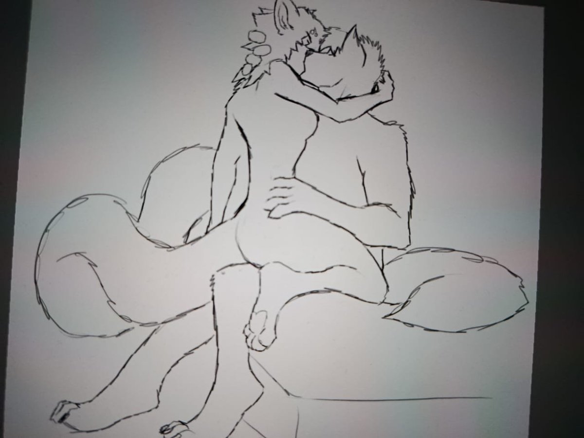 Jiecorio's tweet photo. In progress, Rough sketch hehe.
Cooking some Nsfw shit.
#Nsfw #furryart #Commission https://t.co/TEIYqE42c6