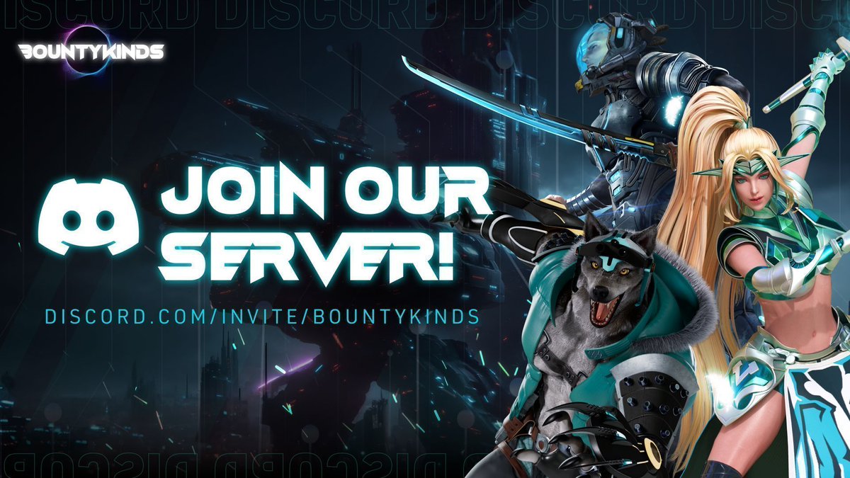bountykinds's tweet photo. There is no better place to get the latest #BOUNTYKINDS updates than our official Discord server!🚀 Know more about our recent events such as our AMA and giveaways by being a part of our community! ✨
Join by clicking on the link: https://t.co/W5jJW9N5PB
#NFTGame #GameFi #DAO https://t.co/zDqr9TqCU2