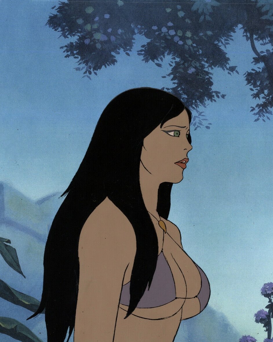 HeavyMetalInk's tweet photo. Original Teegra production cels from Fire and Ice ✨ @ralphbakshi @frazettagirls https://t.co/tHgzu9SIdA