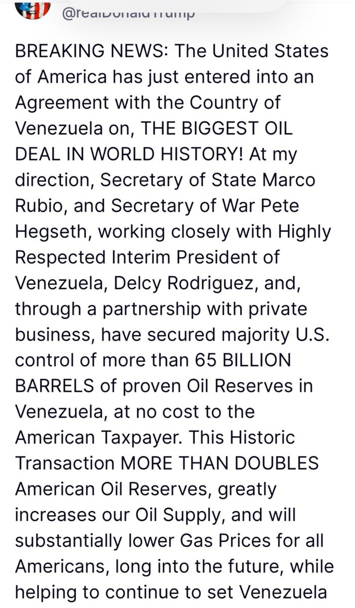 federicoalves's tweet photo. ¡Over my dead American body! This is just piracy and colonialism. @delcyrodriguezv IS NOT THE PRESIDENT OF VENEZUELA! https://t.co/tbthexSZOv