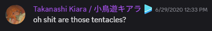 takanashikiara's tweet photo. found my first reaction to ninomae inanis https://t.co/o3akgLHAqz
