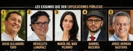 Johhnaaa's tweet photo. Estos 5  cómplices y desalmados congresistas del Pacto Histórico se creen que somos estúpidos 

Que no nos dimos cuenta de la puñalada por la espalda

Donde quedó la memoria, de las víctimas están:
 Qvalando las masacres 
De La Granja, 
El Aro y 
El asesinato de Jesús María Valle, 
ya están muertos y ellos los siguen callando, borrando, estamos hablando de una masacre