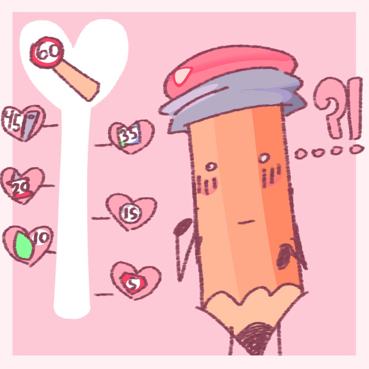 Lickslimesalot's tweet photo. Ok so anyways I’m doing it cuz why not it’s fun 

I originally put 45 instead of 60 for matchcil but I thought it’d be funy if I just did that so I just did that #pencil

(Imagine only 2 people ever like this so I lowkey slime everyone on this planet out) https://t.co/xR8CB0URiM