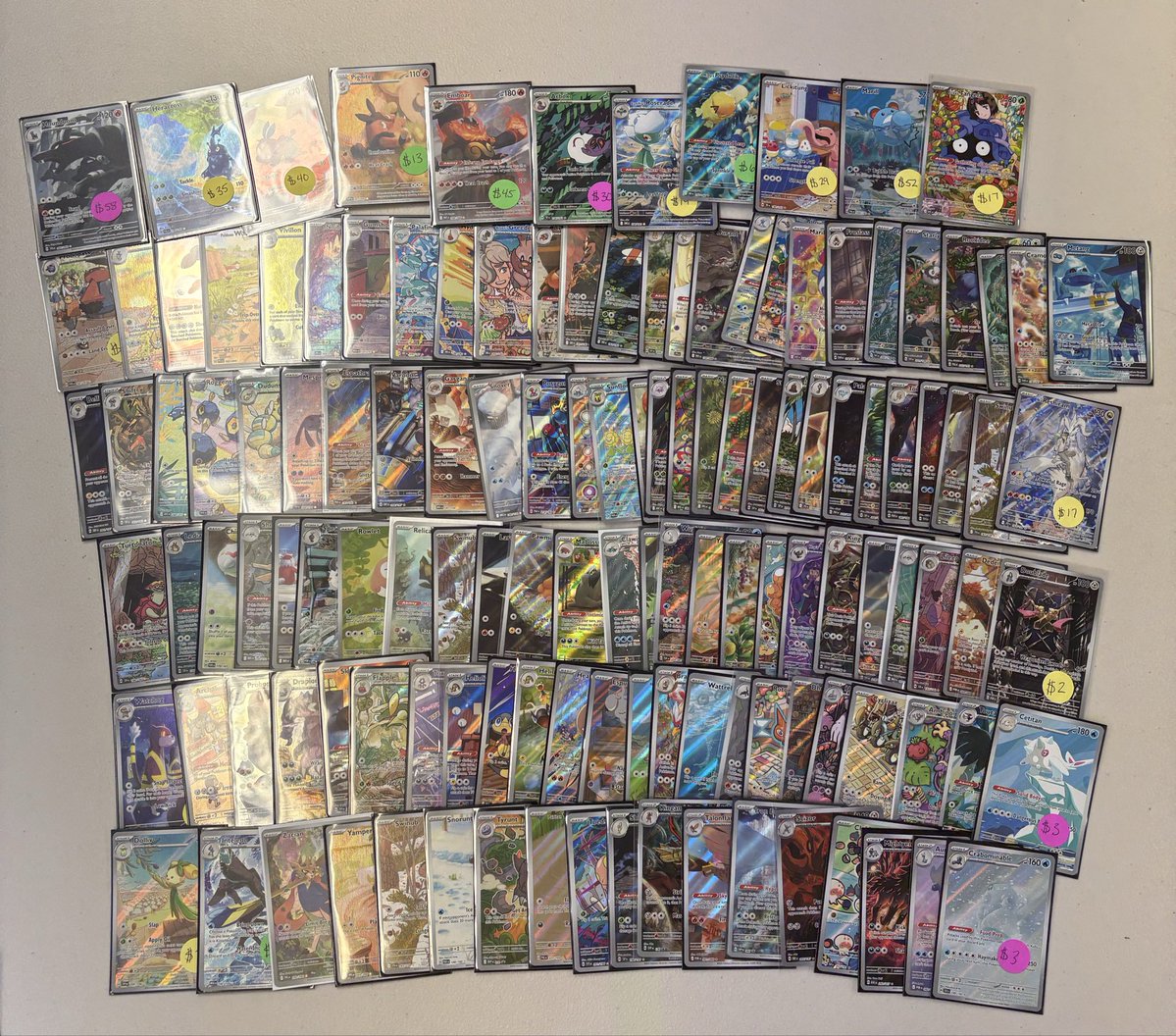 ZBurright's tweet photo. A little sneak peek at what’ll be in my sale later! Roughly 300 cards!

Conditions will be marked if not NM! 

Check in around 10 PM ET

RTs appreciated! https://t.co/vtooQHyTxU