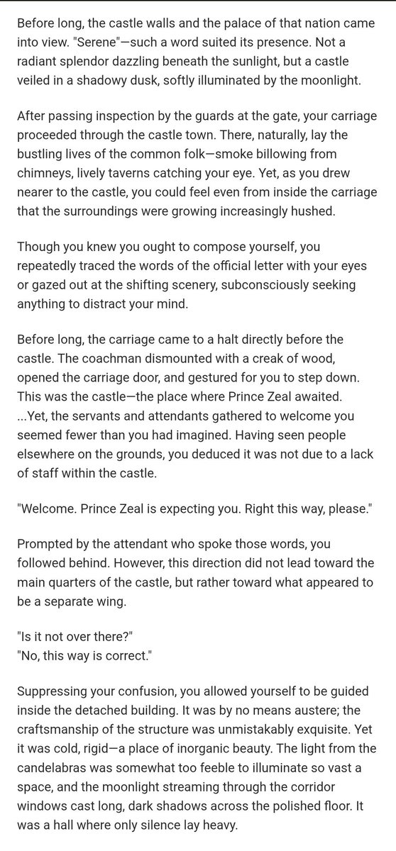 cookie_riel's tweet photo. ⚠️NOTICE
🔞NSFW 🍸 x reader (gender-neutral)

​fantasy au, vampire au, royalty au, political / contract marriage, pov second person
​The first part is in the images (4 pages)

​#NoBigZeal

​👇 Continue reading in the reply! https://t.co/3o89s3I7BN