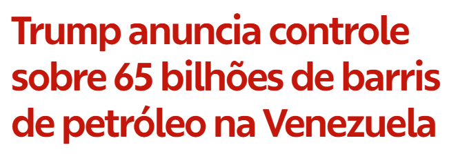 cynaramenezes's tweet photo. esquerda:
- o interesse dos EUA na venezuela é roubar o petróleo deles

direita:
- o interesse dos EUA na venezuela é libertar o povo daquele regime opressor, o povo está faminto, aquele ditador prendeu os opositores, os EUA vão salvar a venezuela

realidade: https://t.co/XgRAGaJHrr