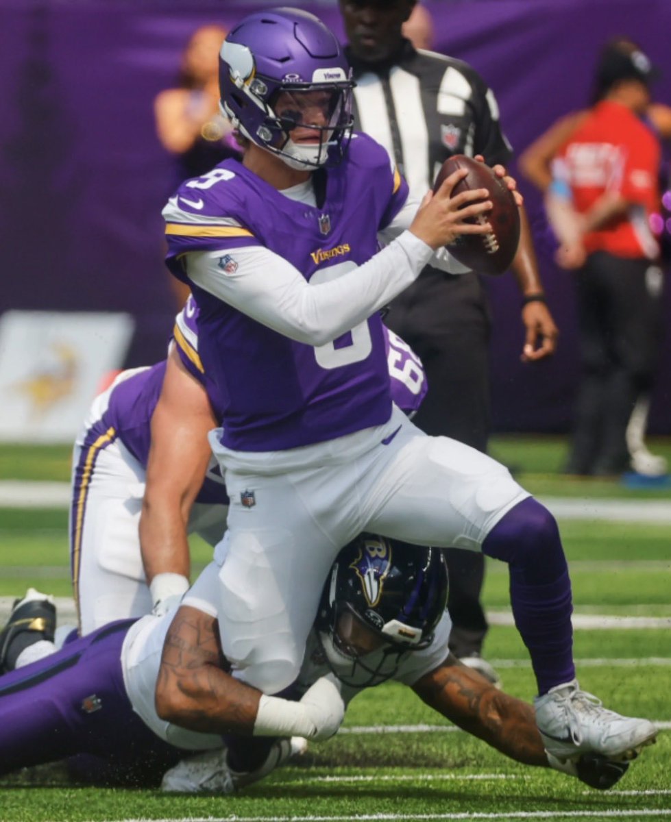 SkolGeek's tweet photo. Only 3 things are certain in life…
1.  Death
2. Taxes
3. JJ McCarthy being injured. https://t.co/7DQwBZTQIJ