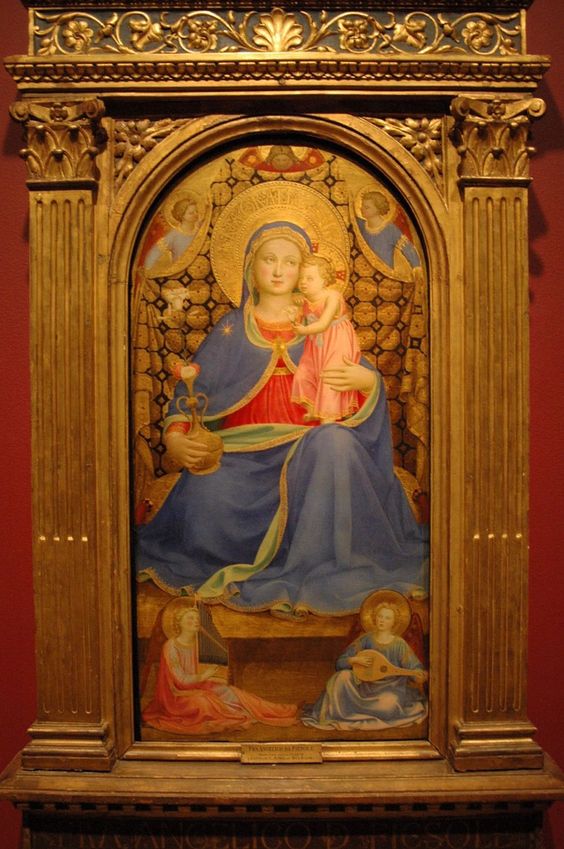 Kessaku_Time's tweet photo. フラ・アンジェリコ《謙譲の聖母》1433年から1435年、カタルーニャ美術館 https://t.co/SIeiFzBGbl