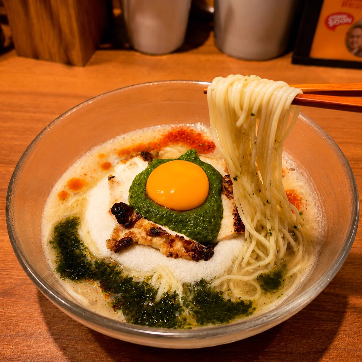鶏 ポタ ラーメン thank