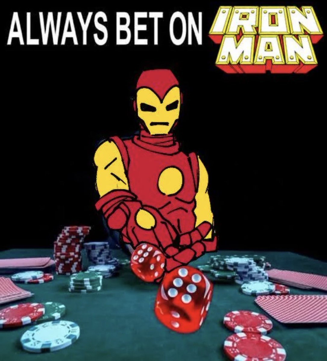 realBrooseWain's tweet photo. ALWAYS BET ON THE INVINCIBLE IRON MAN!!!! https://t.co/3w4K1AFW2s