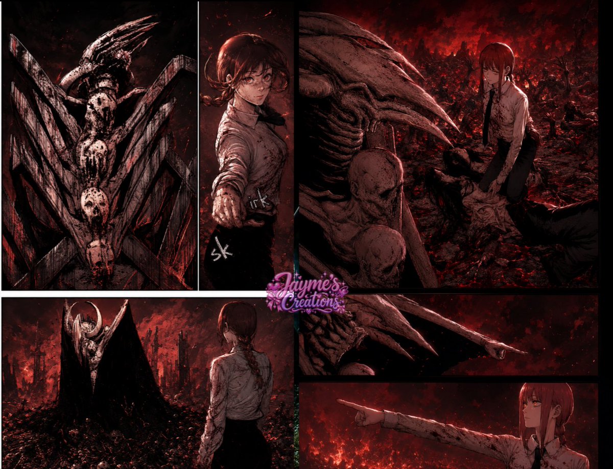 RezeIsBestGirl1's tweet photo. Makima (Faces Devil Of Darkness) 
Another creation of mine https://t.co/mTGoySVRIy
