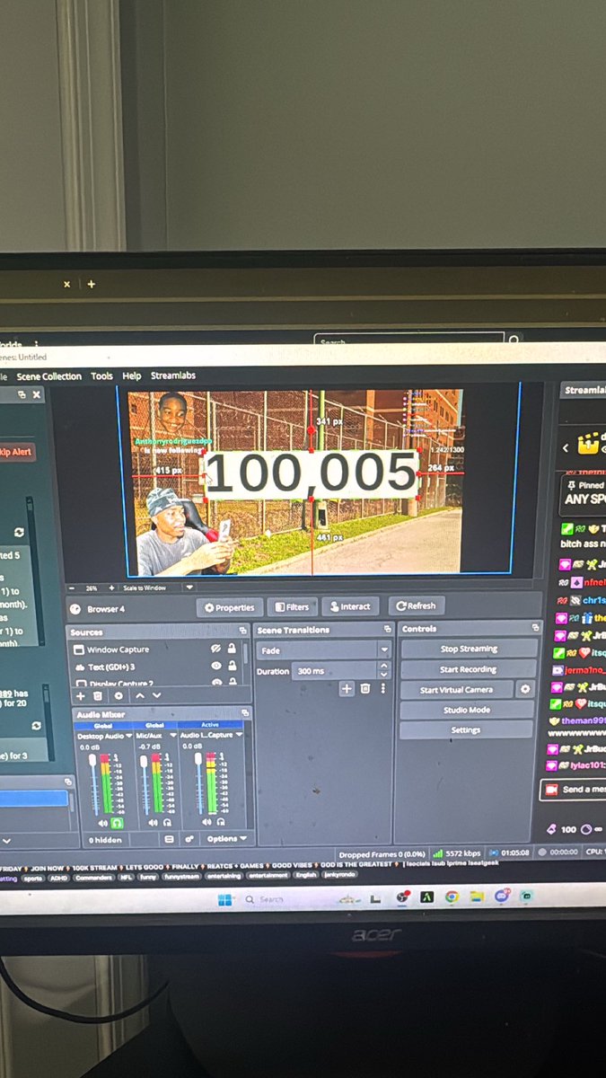 JankyRondo's tweet photo. RG WE FUCKING DID IT 

100K FOLLOWER AFTER 14 MONTHS OF BEING BANNED 

AND DIDNT HAVE LEACH OF NOBODY 

LFGGGGGGGGG https://t.co/093p20mmh3