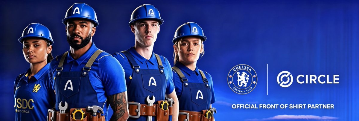 BuilderOnARC's tweet photo. @peterschroederr @circle @ChelseaFC @ChelseaFCW 💙🔨 https://t.co/7Ymf07sO5L