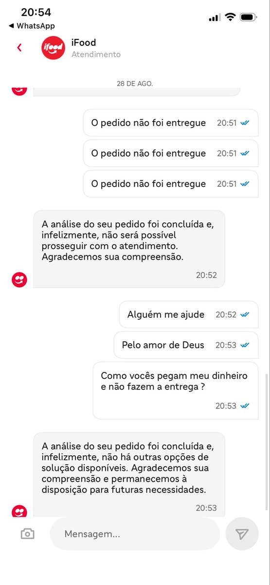 samariola_'s tweet photo. @iFood é assim que você trata seus clientes? Acabando com toda forma da gente cancelar o pedido ou até mesmo conversar no chat. Simplesmente pega o dinheiro da gente e não faz a entrega. E a gente não pode fazer nada! https://t.co/VPlZjFWWGM