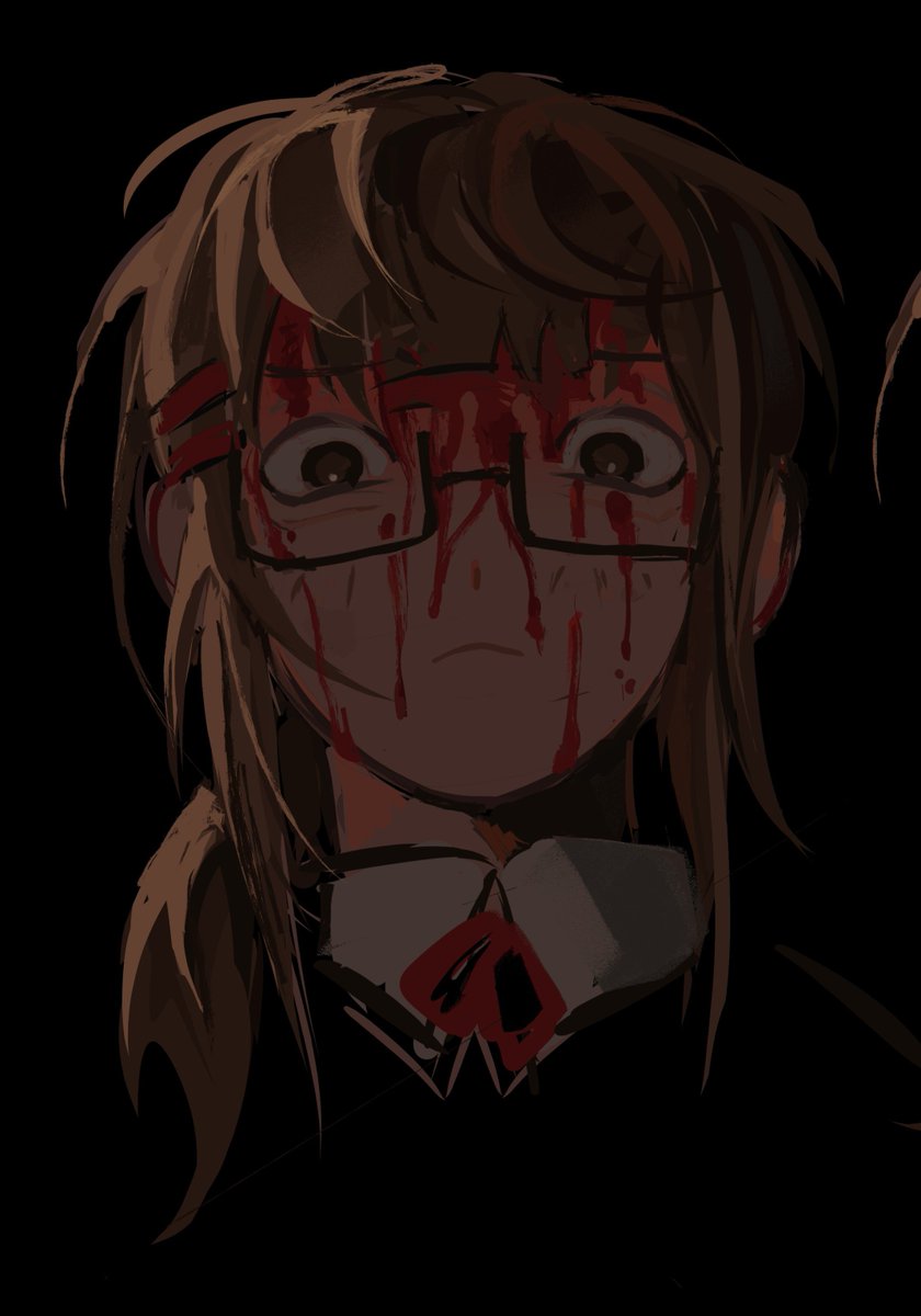 fishietwo's tweet photo. I like drawing her scary..... https://t.co/E1LD2OQcYn