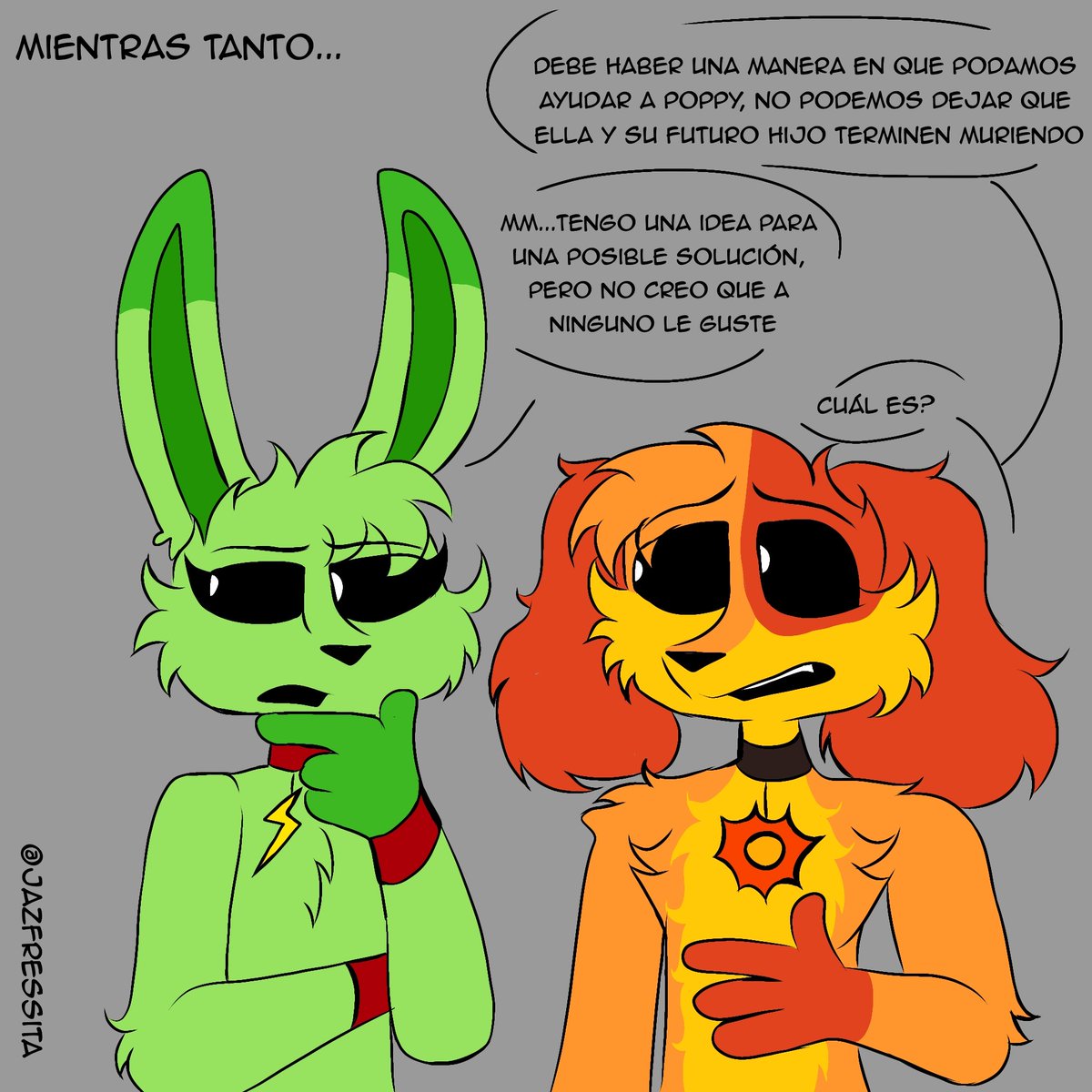 Jazfressita's tweet photo. Au de Poppy embarazada (parte 4)
#poppyplaytime #gibletxpoppy #comic #au #giblet #poppyxgiblet #dogday #hoppyhopscotch #kissymissy #prototype #engineerdoll #poppyplaytimeau https://t.co/LeUIJWHa0p