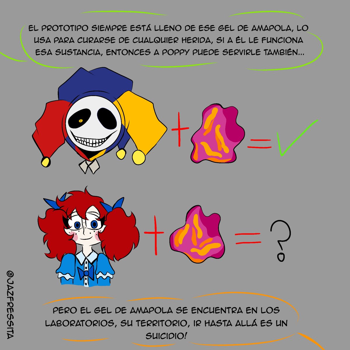 Jazfressita's tweet photo. Au de Poppy embarazada (parte 4)
#poppyplaytime #gibletxpoppy #comic #au #giblet #poppyxgiblet #dogday #hoppyhopscotch #kissymissy #prototype #engineerdoll #poppyplaytimeau https://t.co/LeUIJWHa0p