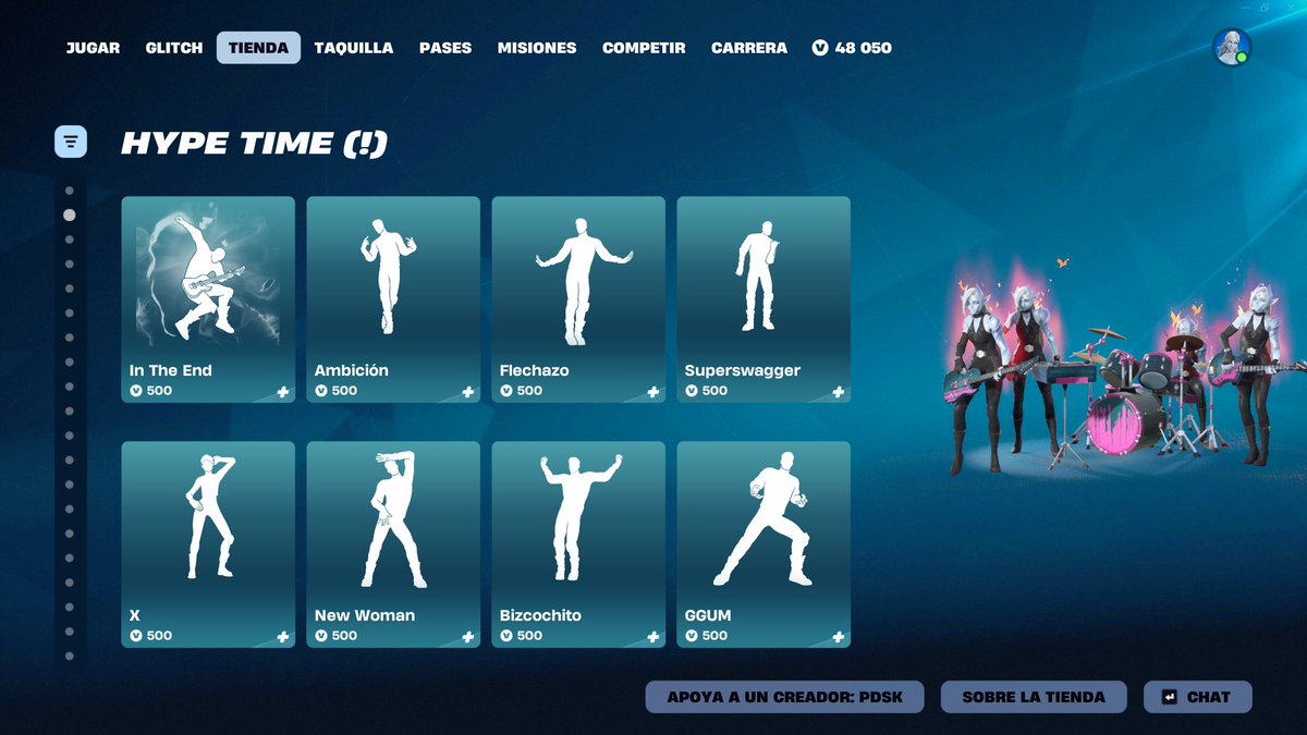 EdunavegantFN's tweet photo. Tienda de Objetos 29/08/2026

Crash Bandicoot y Spyro: 12 de Sep
Bailes: 31 Agos y 2 de Sep
Supergirl: 2 de Sep
GLITCH: 31 de Agos
Circuito de Expectación: 5 de Sep
Aura máxima: 30 y 31 de Agos

Código: Edunavegant en la tienda!💜

#Fortnite #EpicPartner https://t.co/R3nBhR2WlO
