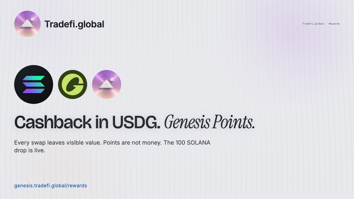 Tradefiglobal_'s tweet photo. Cashback in USDG. Genesis Points. Farming Perps and swaps.

@global_dollar

https://t.co/7r4lMryZ6N https://t.co/83BDOwUhEl