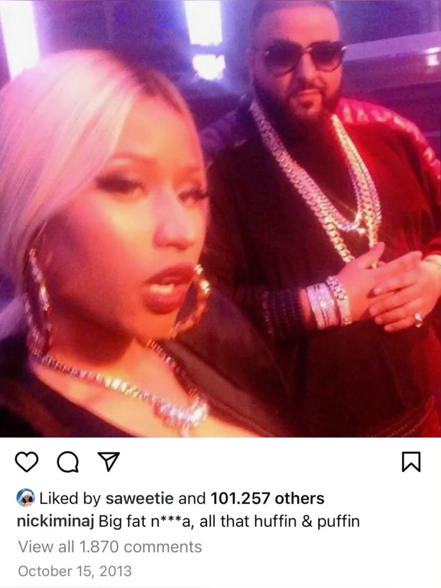 nickimymotherrr's tweet photo. Nicki wacking DJ Khalid randomly is so funny to me 😭😭 https://t.co/mx8P6de8pN