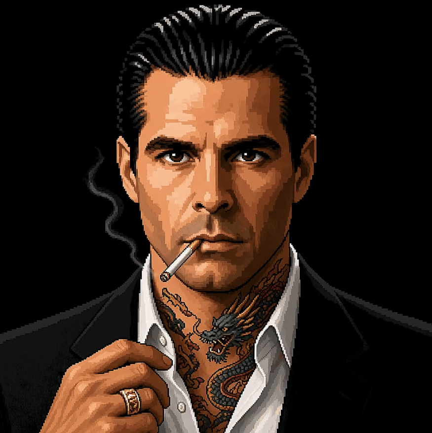 ArakiBit's tweet photo. Just picked up Al Taoka @NetNetCap for $500. What a steal, this is the baddest mfer in the collection. @dunlapsnft ty for creating this rad collection. Smoke em up. $net https://t.co/zE82QiWnfu