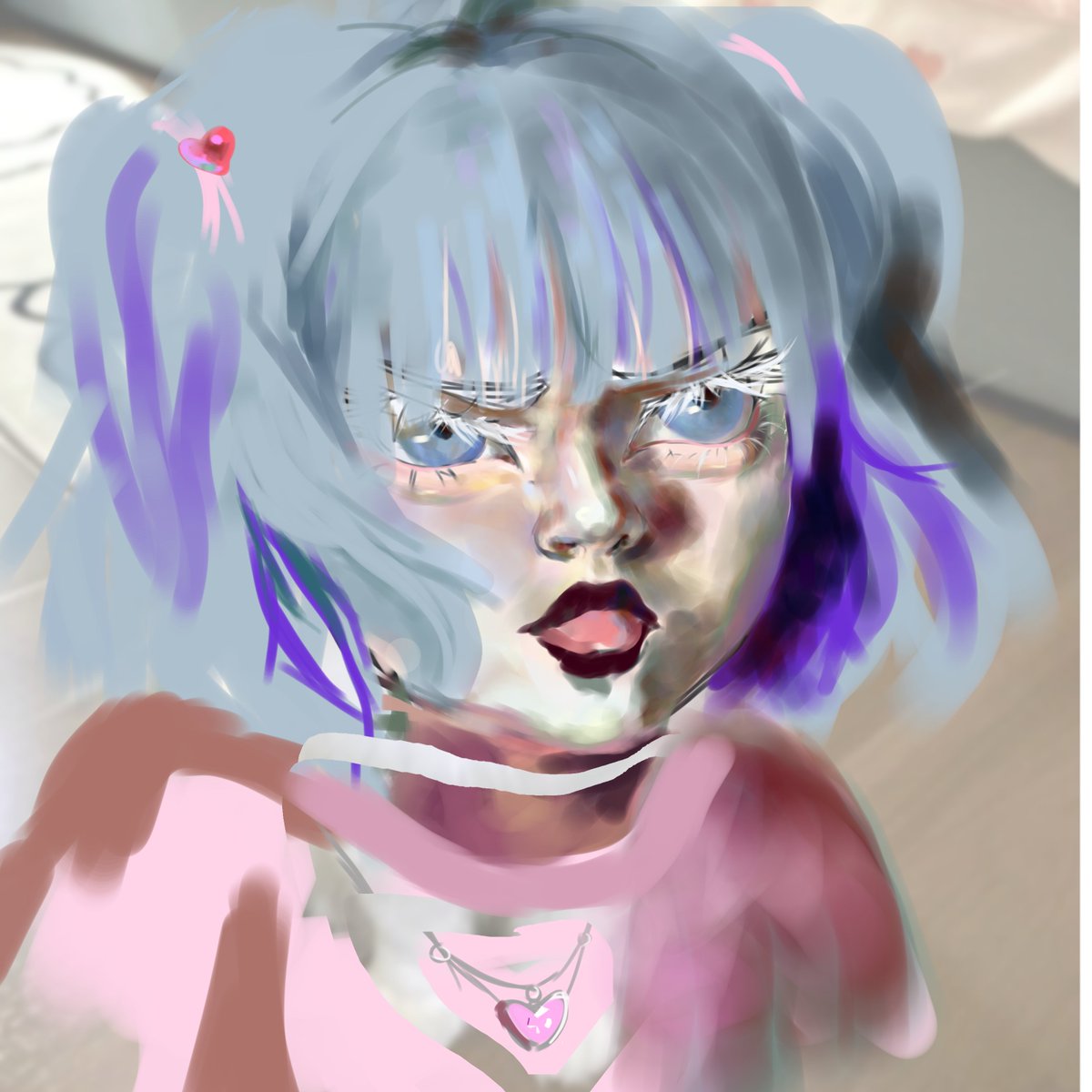 SHARKIchek's tweet photo. @yuriyuriyuriyu process art https://t.co/FItyatAxps