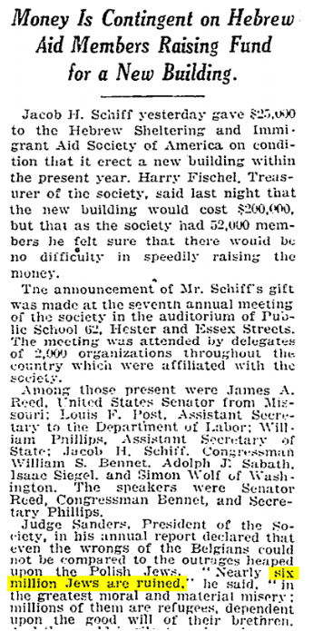 morgonjo's tweet photo. @RobertMGHowes @gisbert_ruben 1916: New York Times - February 28, 1916 - Backup
"Casi 6 millones de judíos en Polonia están arruinados." https://t.co/NIzMTWn1jj