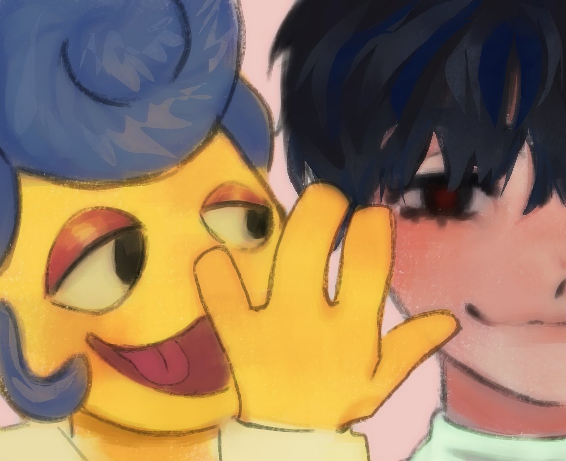 V21_C2's tweet photo. My two autistic rep characters lil funky
#welcomehomeupdate #alienstageㅤㅤ https://t.co/z5EisEudaa