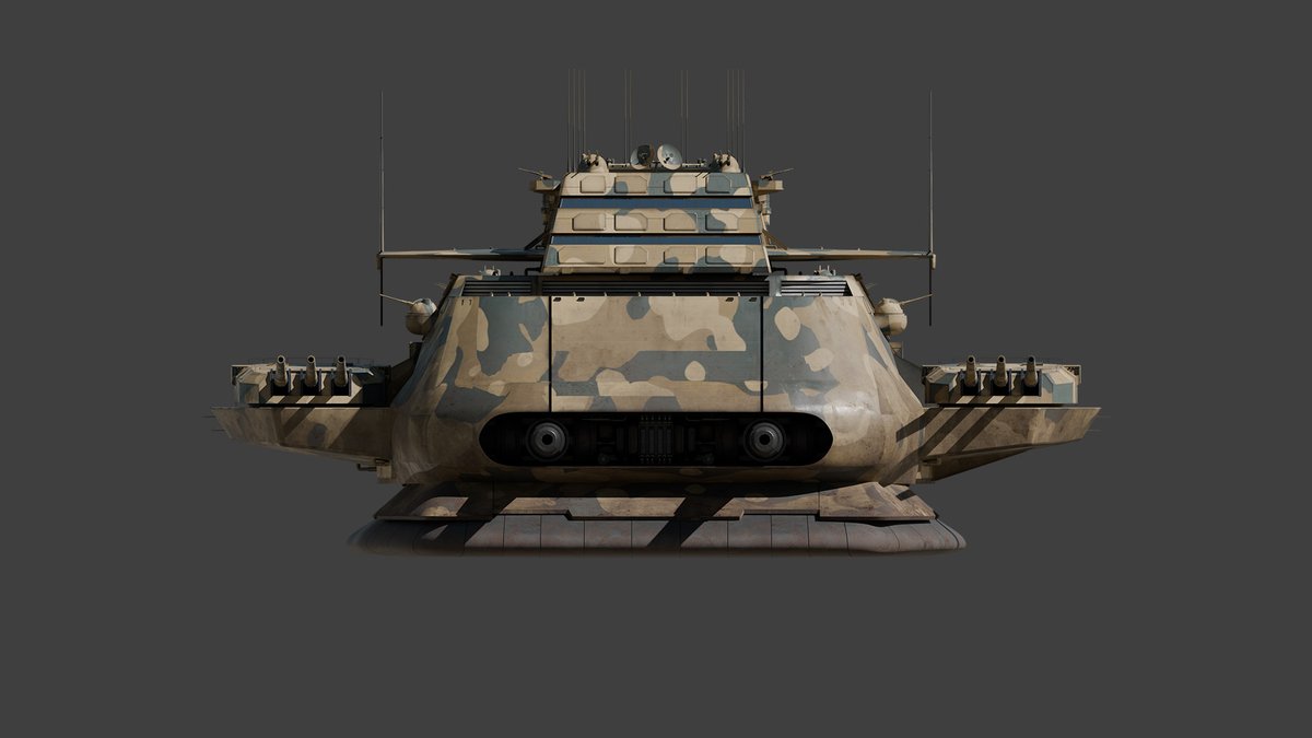 aknfox's tweet photo. 地球連邦軍陸戦艇  ビッグトレー級 https://t.co/2xt9XQAvnB