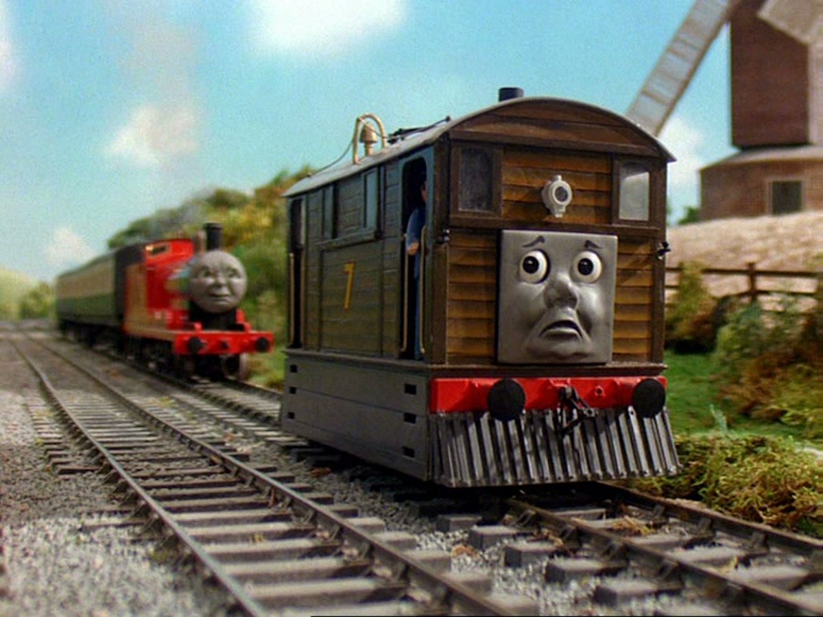 Fan128Idea's tweet photo. @Andrews_APR Wonder what stories Toby will have. I’d say Toby had a Little Lamb, until I remembered Duck is there.

I’d say Double Header (though I have no idea how James will work with players who don’t have his DLC) and You Can Do It, Toby! are adaptations I could see being included. https://t.co/C9186r8xbR