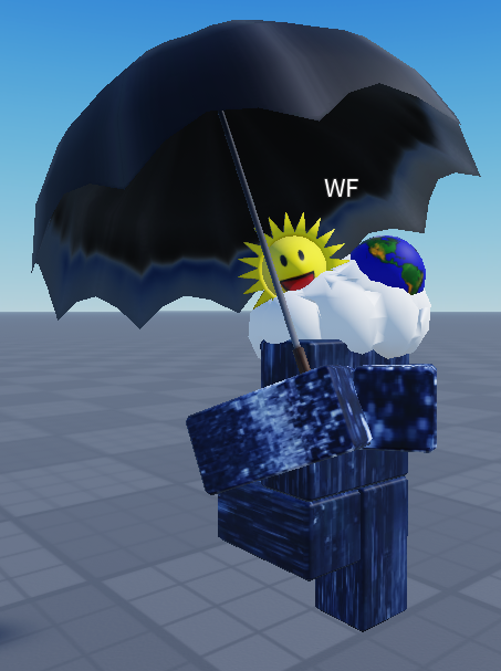 Moribundd12's tweet photo. Guys look i made a #regretevator oc!!!!!!!!!!! this is WF( short for weather forecast, yes thats their full name)
They are a news reporter who adores rainy days!! https://t.co/suKsdTsuUu