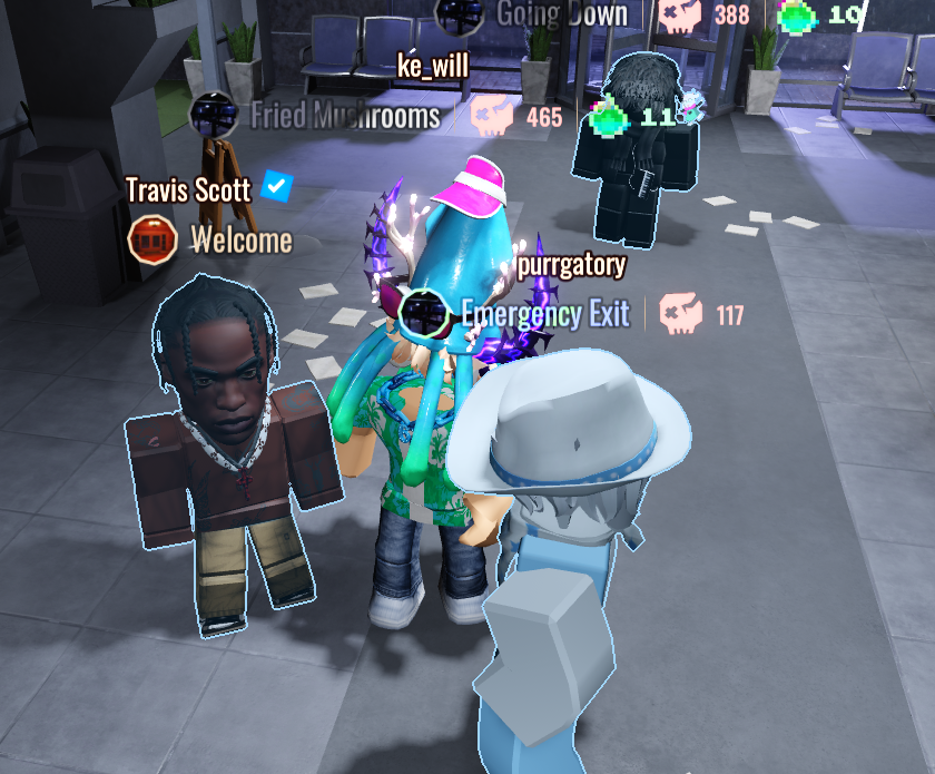 ke_will_'s tweet photo. yo @trvisXX thanks for playing doors with us https://t.co/j9DeHBdC8n