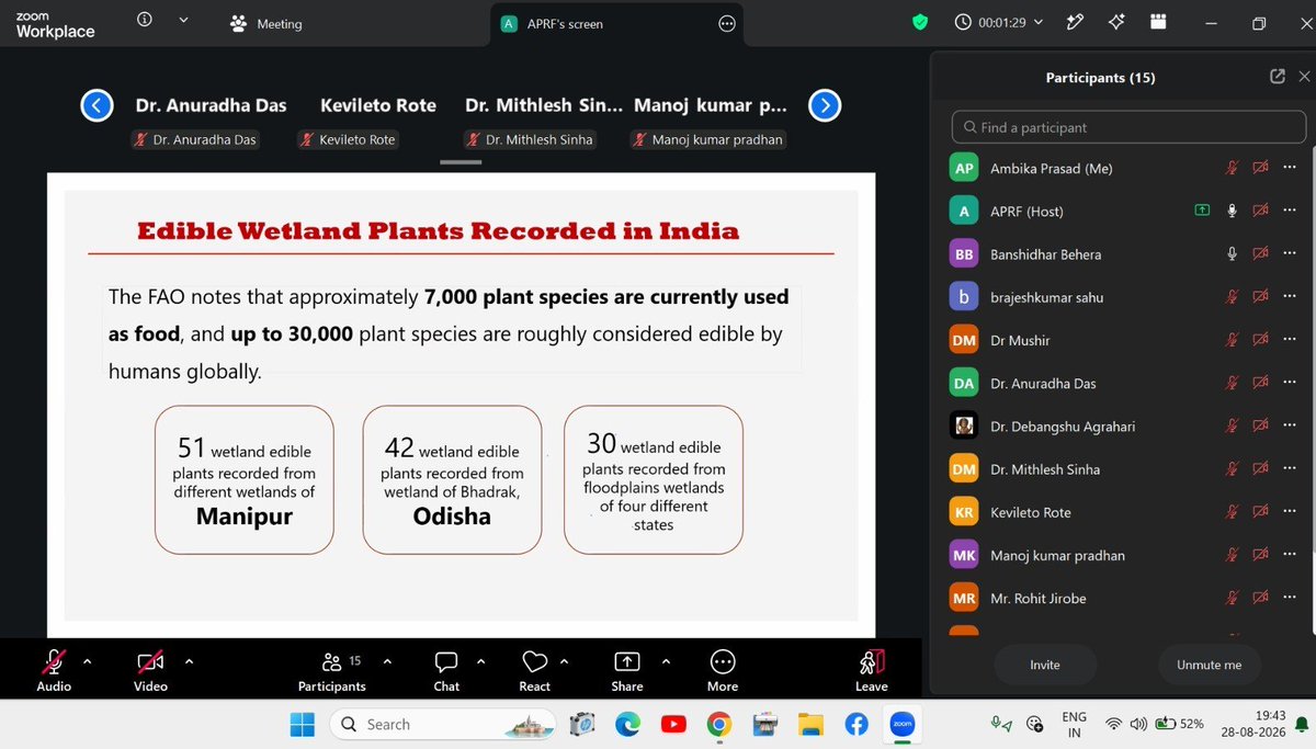 SubhaRout_1998's tweet photo. A successful awareness programme was conducted on the importance of wetlands and their associated food plants. We are committed to creating greater awareness, continuing our efforts and inspiring collective action to protect wetlands for future generations and maintain balance. https://t.co/FPtHd3ylb5