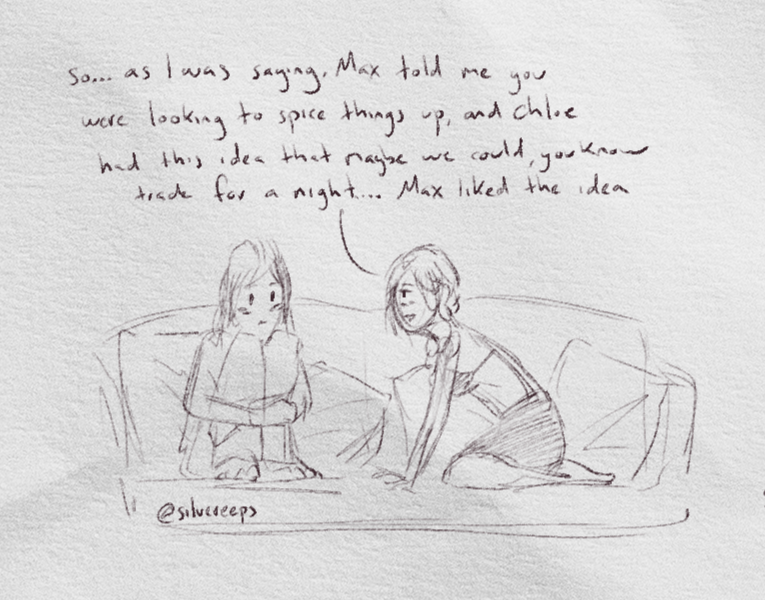 silverEEPS's tweet photo. The Trade part 4
(dialogue in alt text)
#AmberMarsh https://t.co/wjE6WlepGT